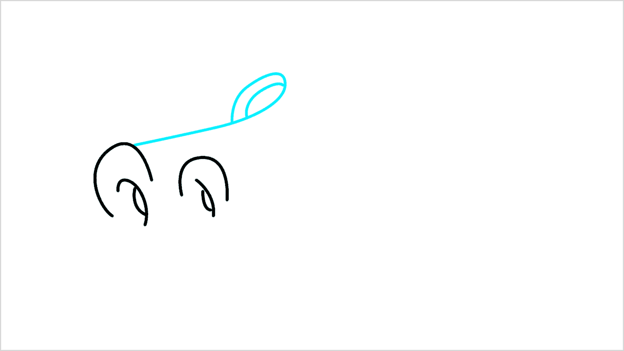 Cómo dibujar la cabeza de una jirafa paso a paso (3)