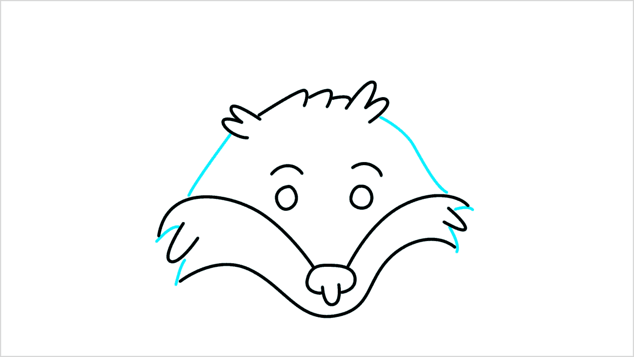 Cómo dibujar la cara de un zorro paso a paso (5)
