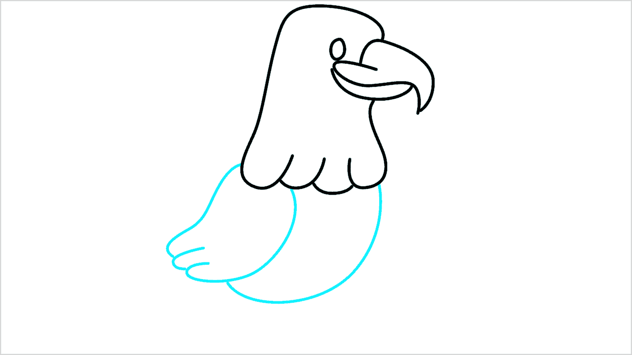 Cómo dibujar un águila paso a paso (5)