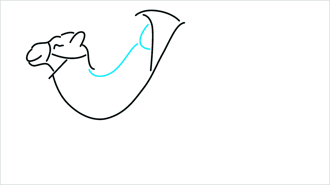Cómo dibujar un camello paso a paso (6)
