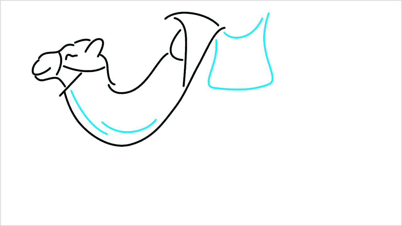 Cómo dibujar un camello paso a paso (7)