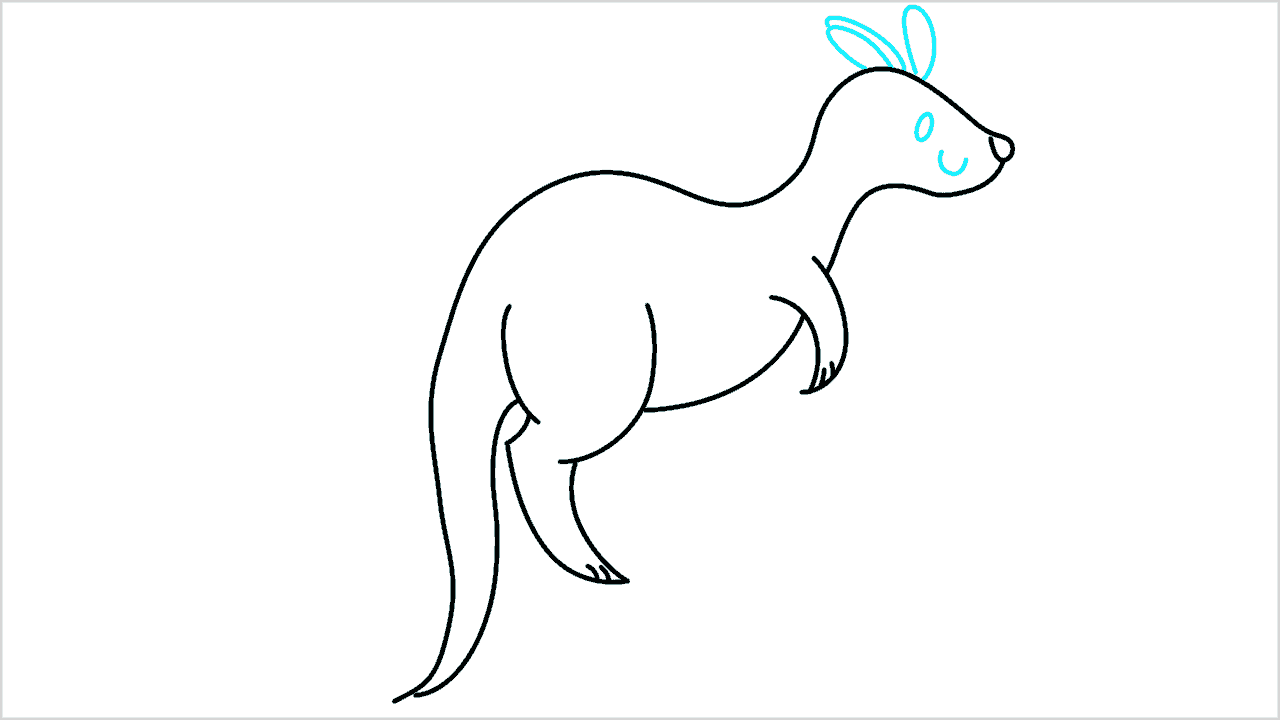 Cómo dibujar un canguro paso a paso (5)