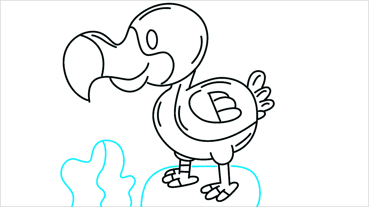 Cómo dibujar un dodo paso a paso (12)