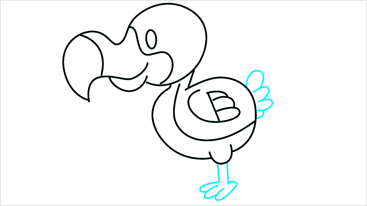 Cómo dibujar un dodo paso a paso (8)