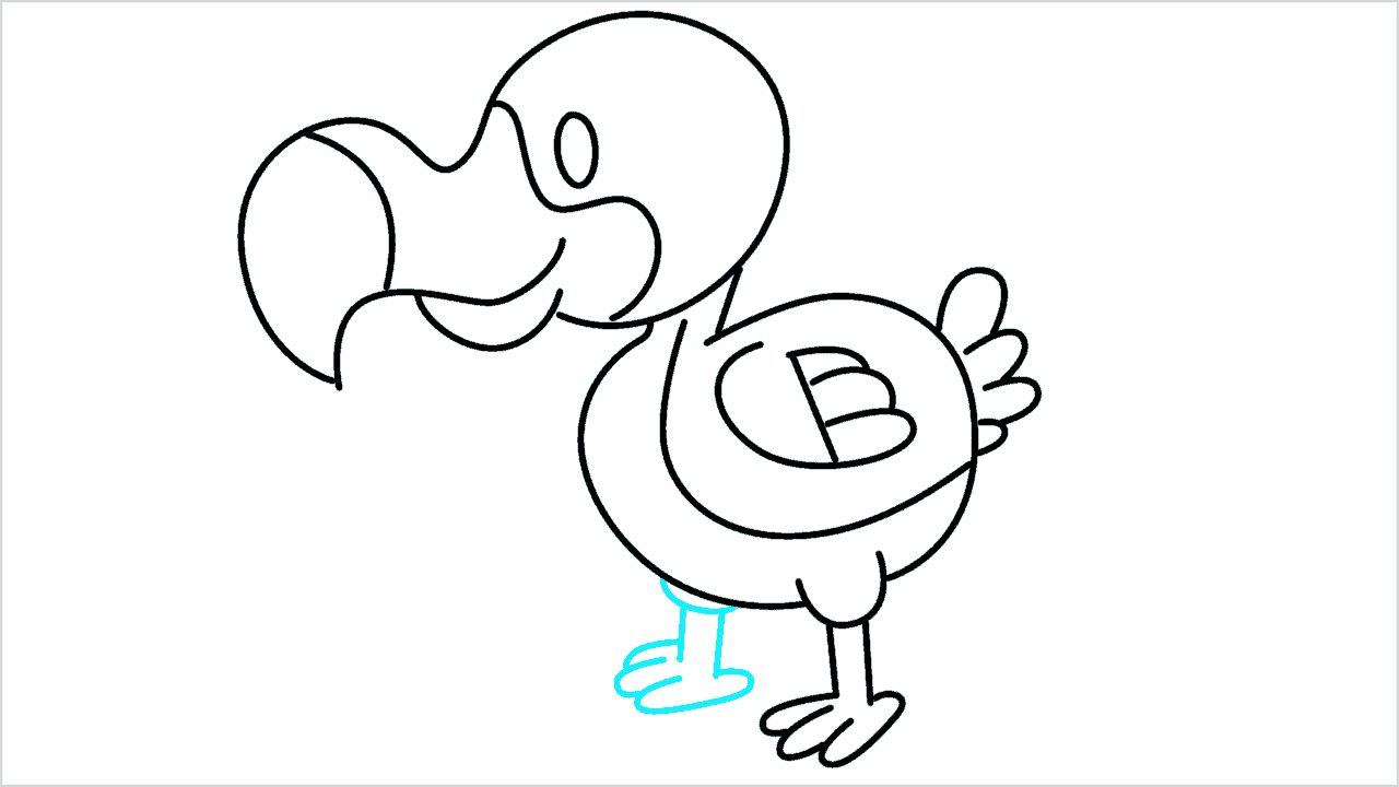 Cómo dibujar un dodo paso a paso (9)