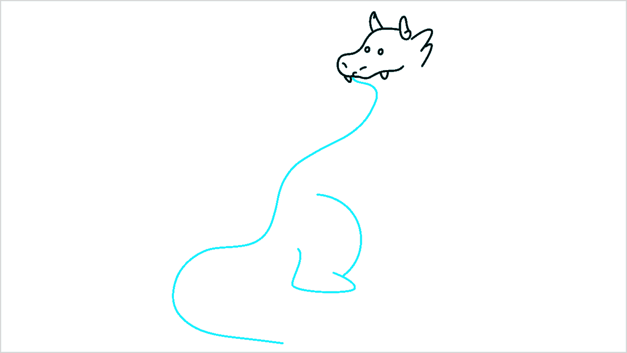 Cómo dibujar un dragón paso a paso (5)
