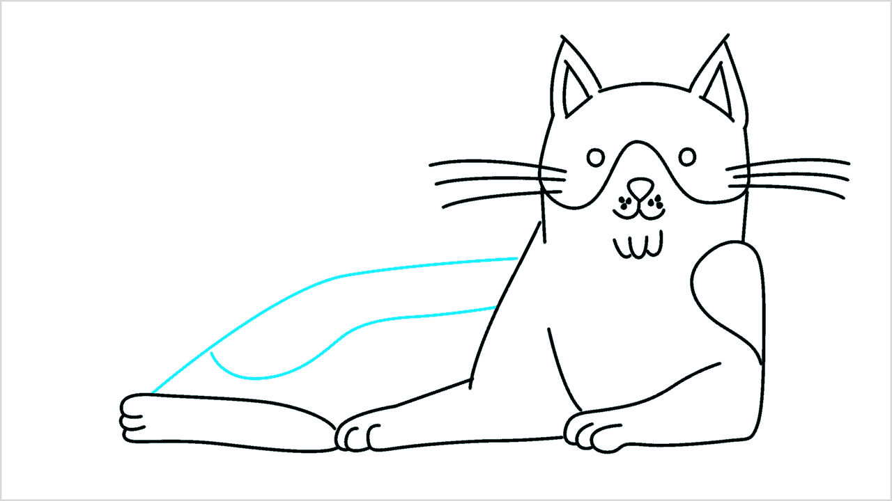 Cómo dibujar un gato paso a paso (10)