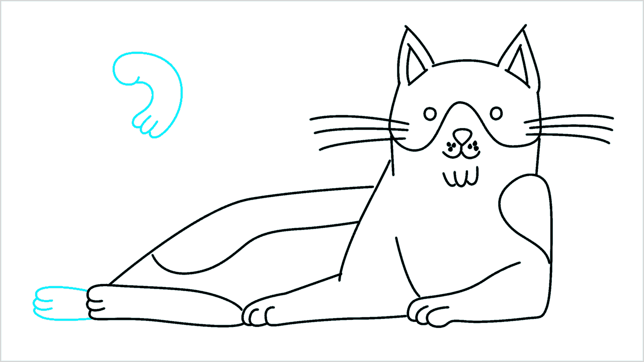 Cómo dibujar un gato paso a paso (11)