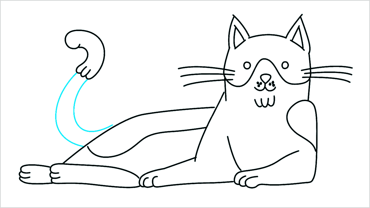 Cómo dibujar un gato paso a paso (12)