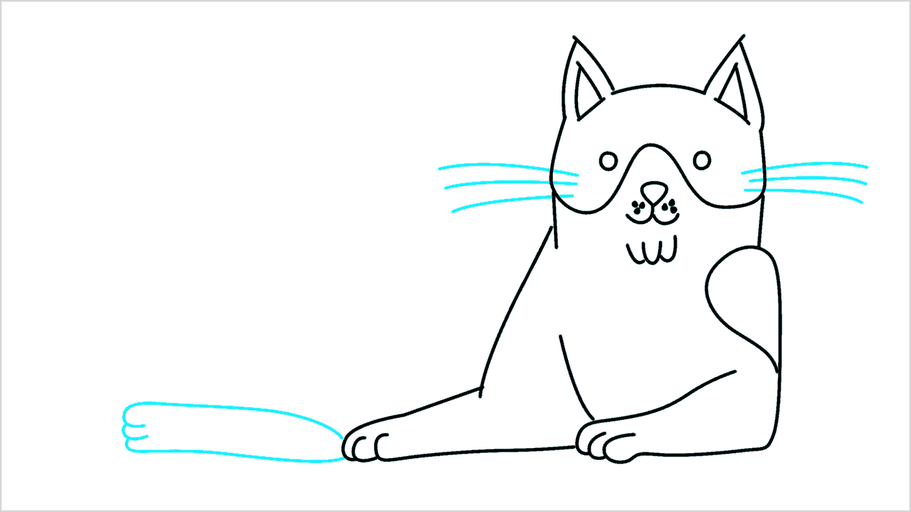 Cómo dibujar un gato paso a paso (9)