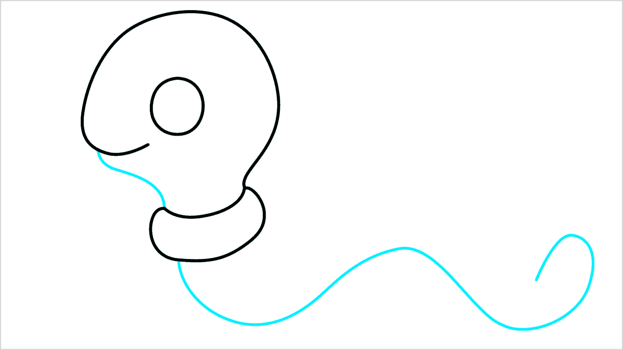 Cómo dibujar un gusano paso a paso (3)