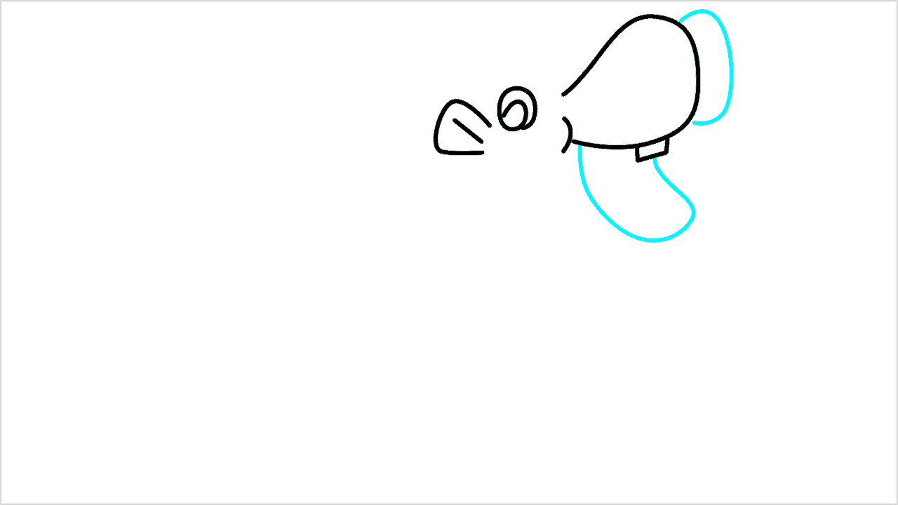 Cómo dibujar un hipopótamo paso a paso (4)
