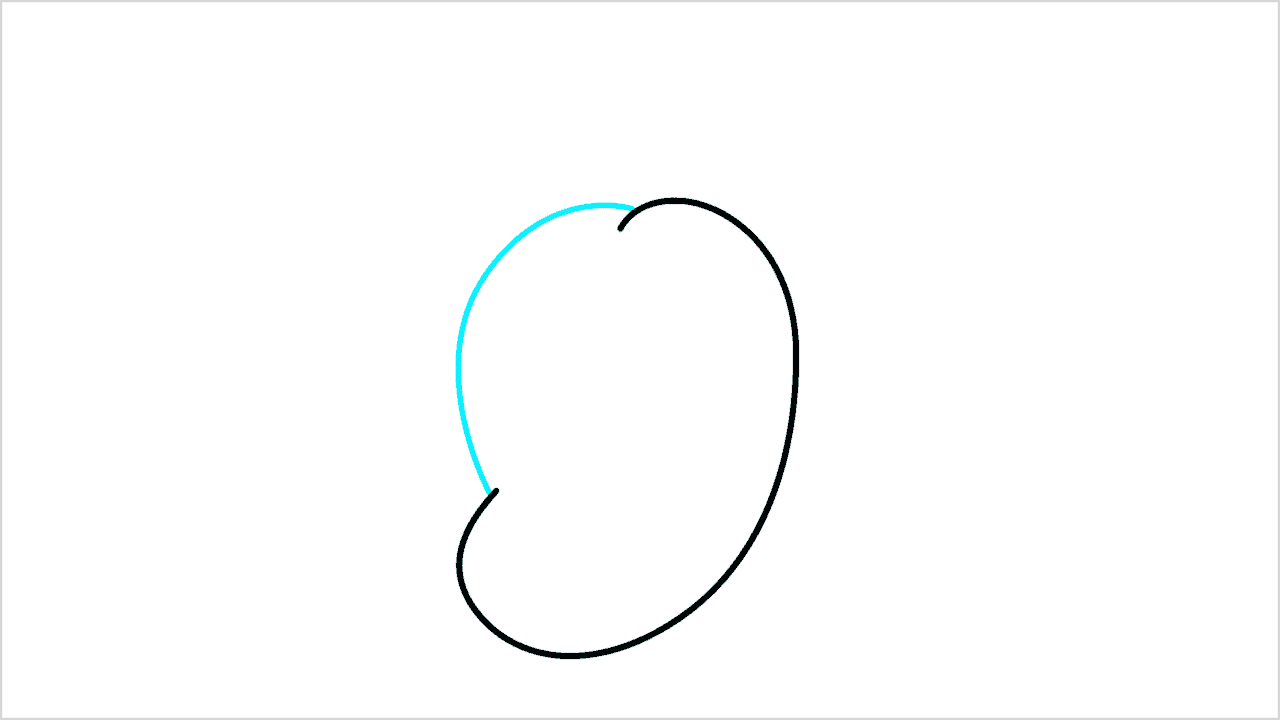 Cómo dibujar un mango paso a paso (2)