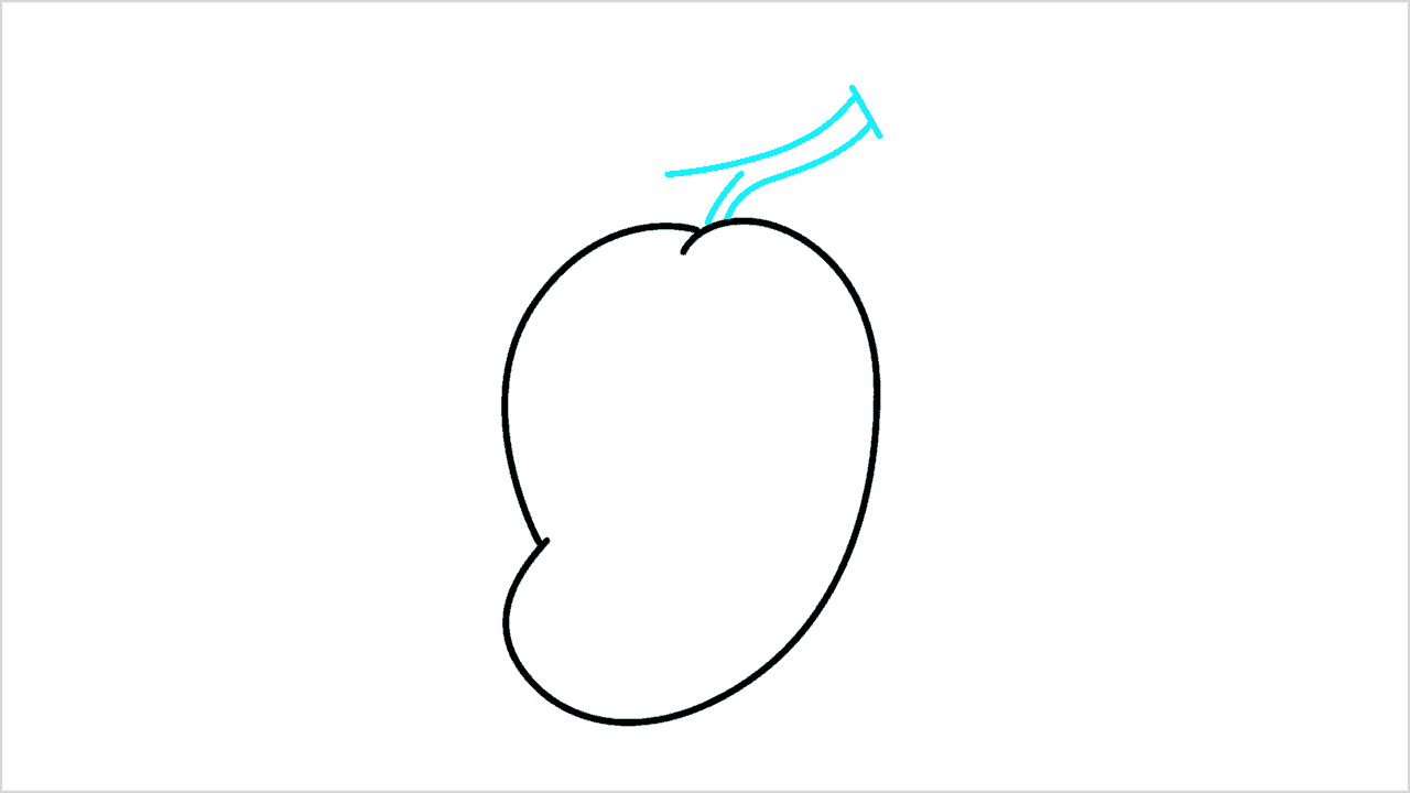 Cómo dibujar un mango paso a paso (3)