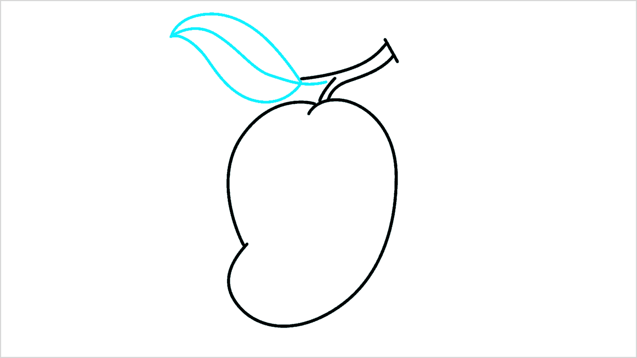 Cómo dibujar un mango paso a paso (4)