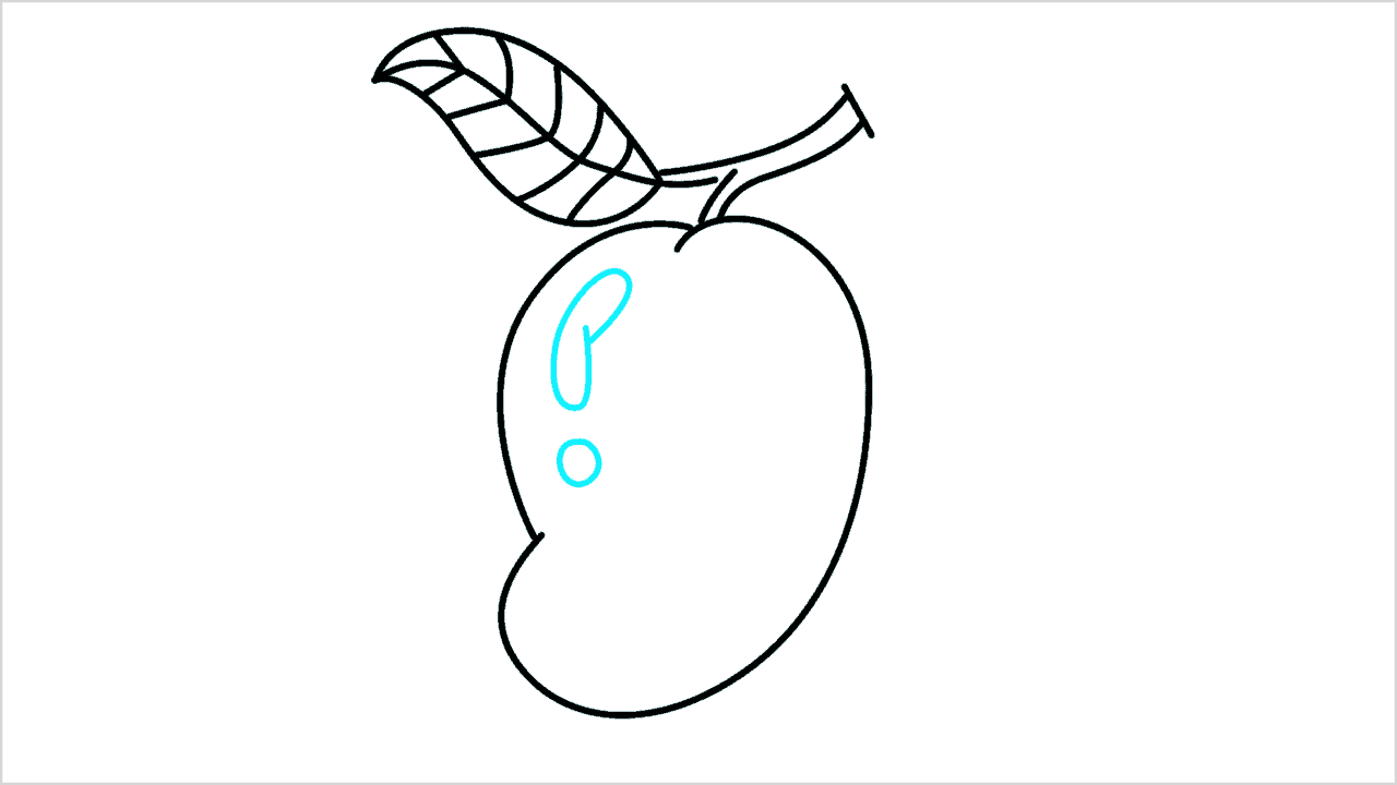 Cómo dibujar un mango paso a paso (6)