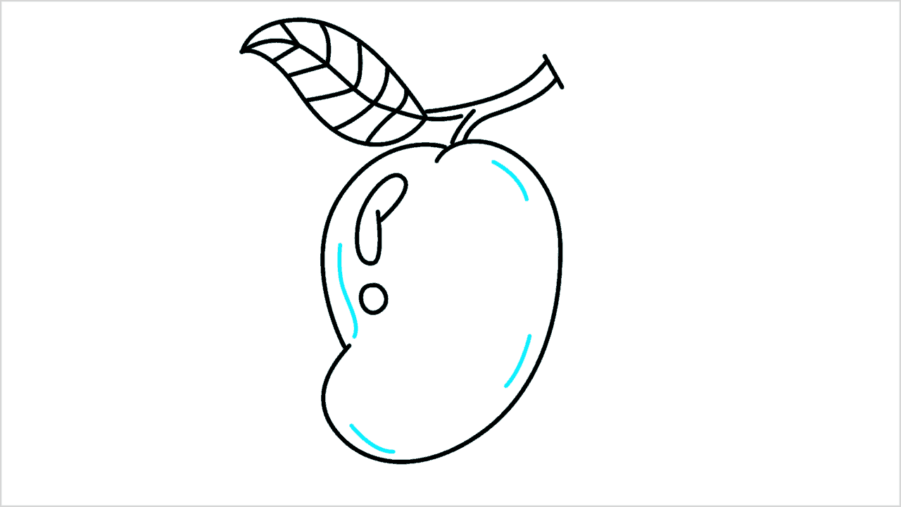 Cómo dibujar un mango paso a paso (7)