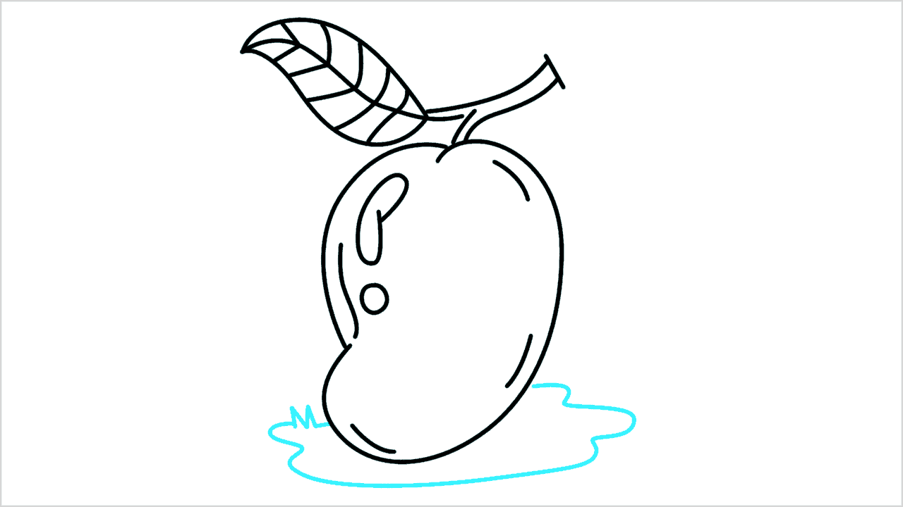 Cómo dibujar un mango paso a paso (8)