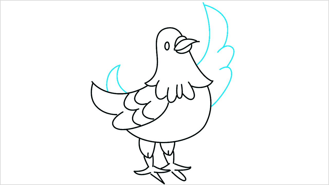 Cómo dibujar un pájaro paso a paso (11)