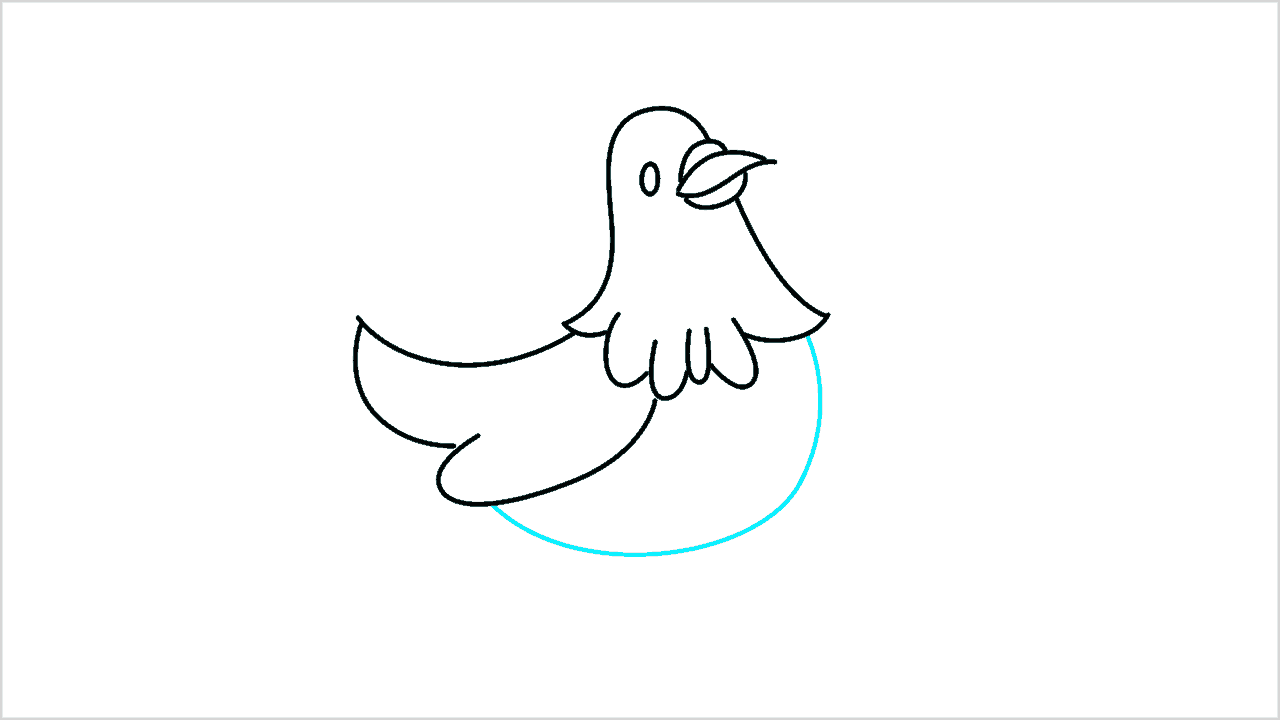 Cómo dibujar un pájaro paso a paso (7)