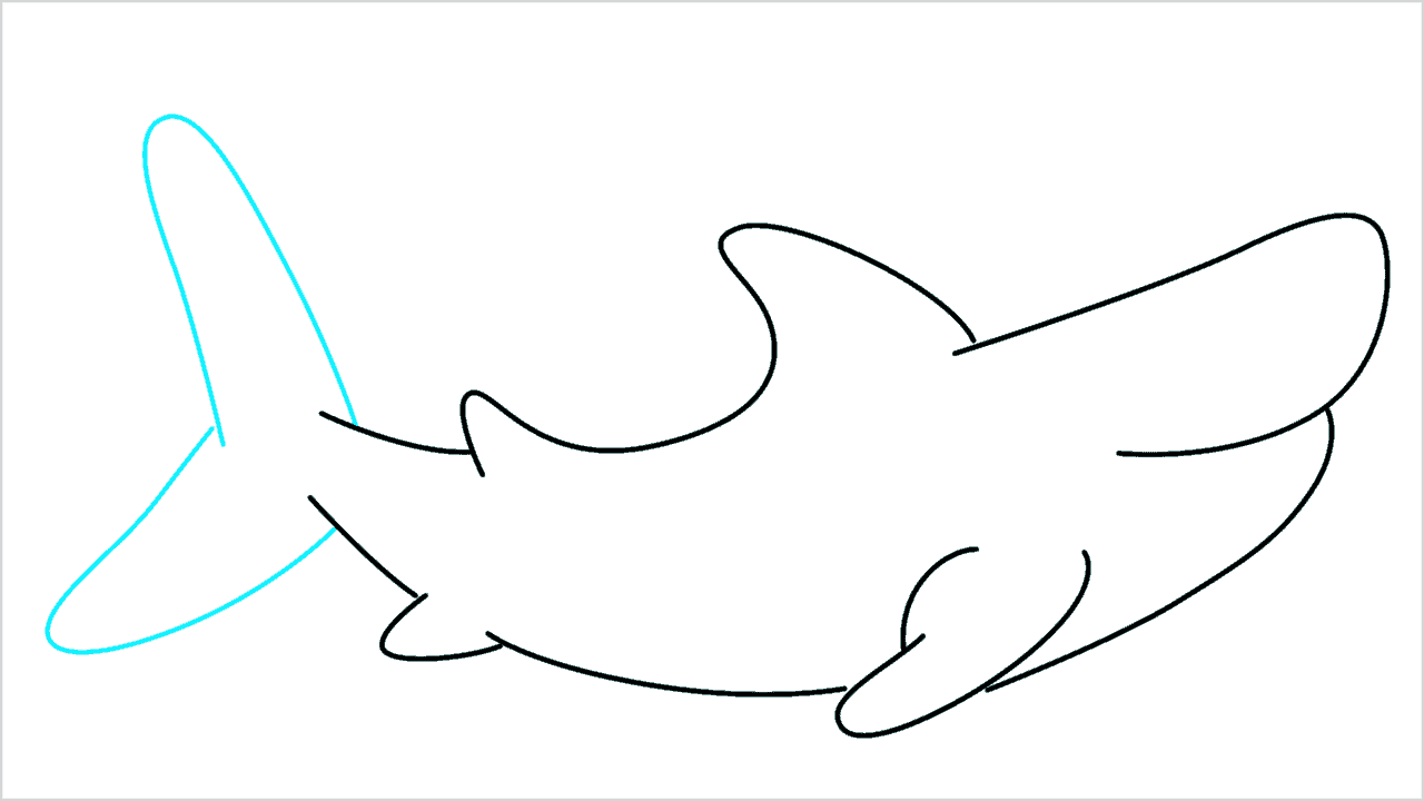 Cómo dibujar un pez grande paso a paso (6)