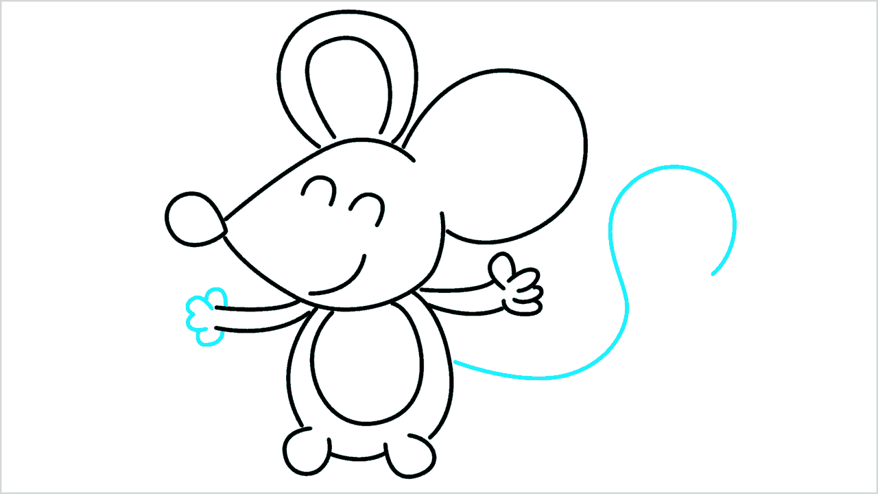 Cómo dibujar un ratón paso a paso (10)