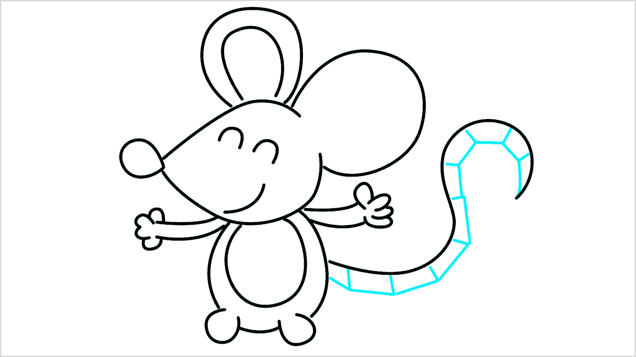 Cómo dibujar un ratón paso a paso (11)