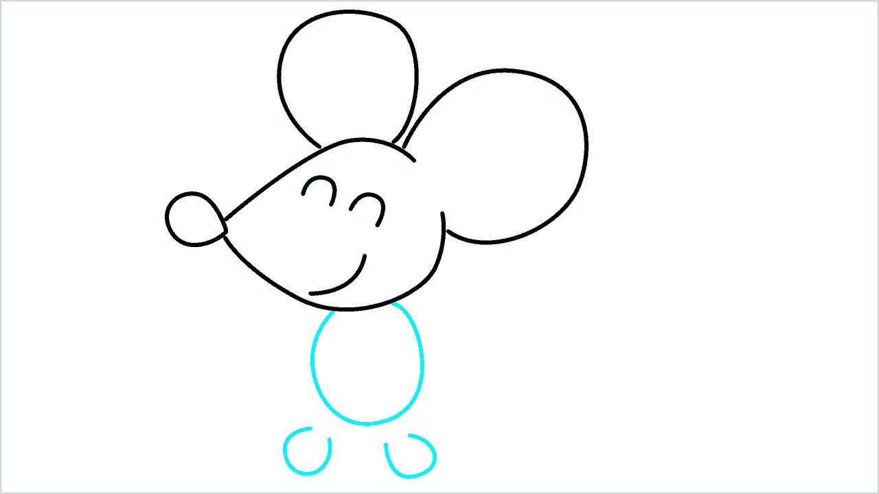 Cómo dibujar un ratón paso a paso (6)