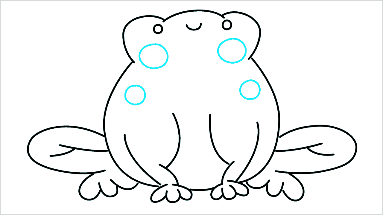 Cómo dibujar una Rana (baby frog) Paso a Paso (10)