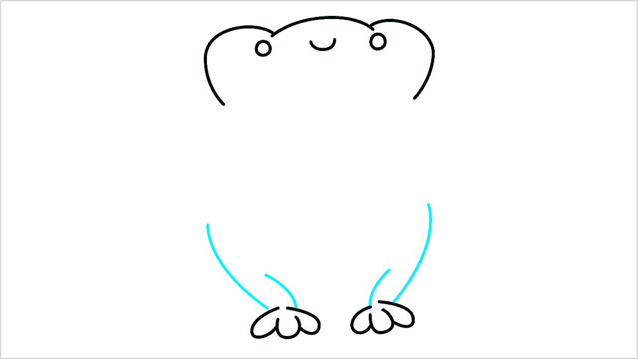 Cómo dibujar una Rana (baby frog) Paso a Paso (5)