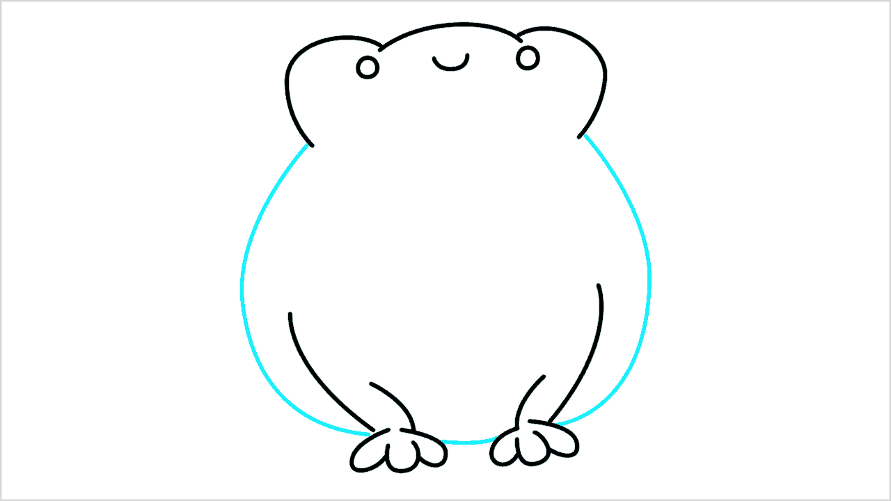 Cómo dibujar una Rana (baby frog) Paso a Paso (6)
