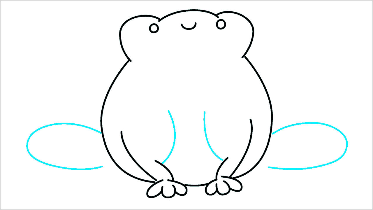 Cómo dibujar una Rana (baby frog) Paso a Paso (7)