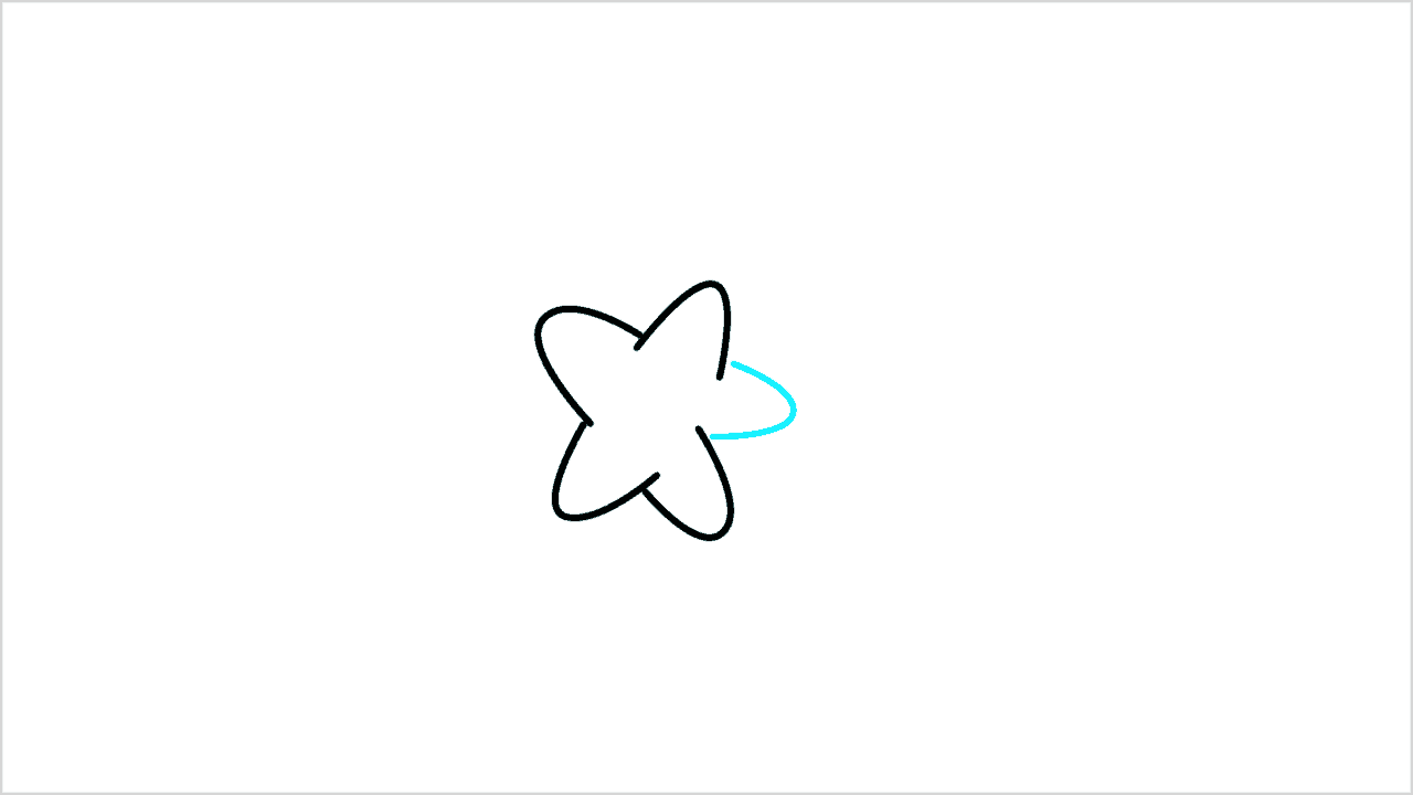 Cómo dibujar una estrella linda fácilmente paso a paso (5)