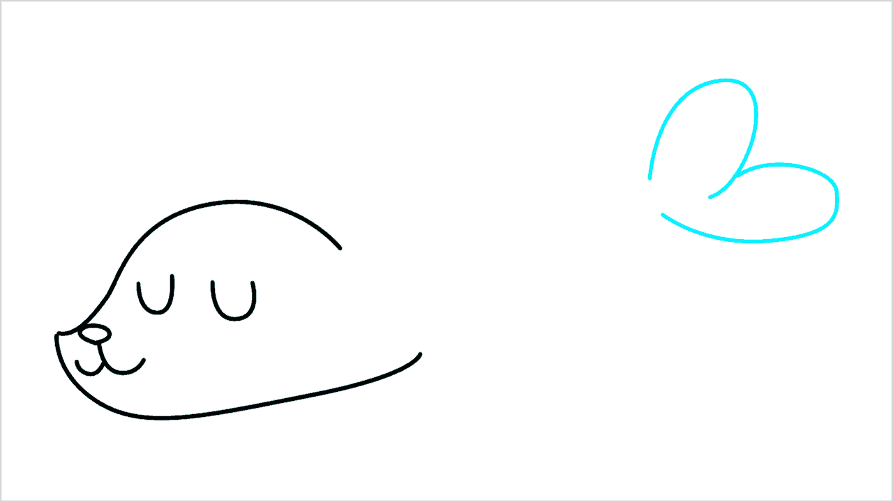 Cómo dibujar una foca dormida paso a paso (5)