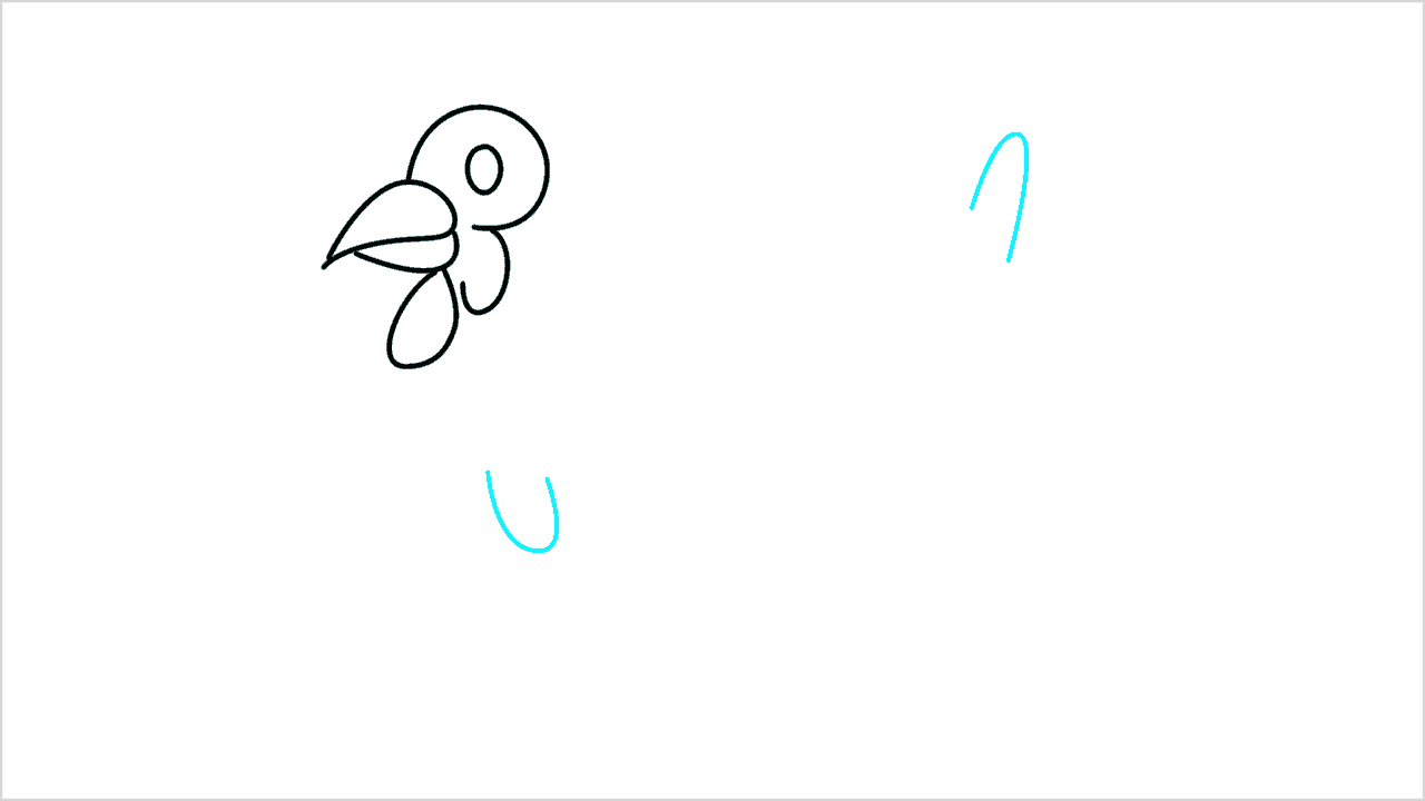 Cómo dibujar una gallina paso a paso (5)