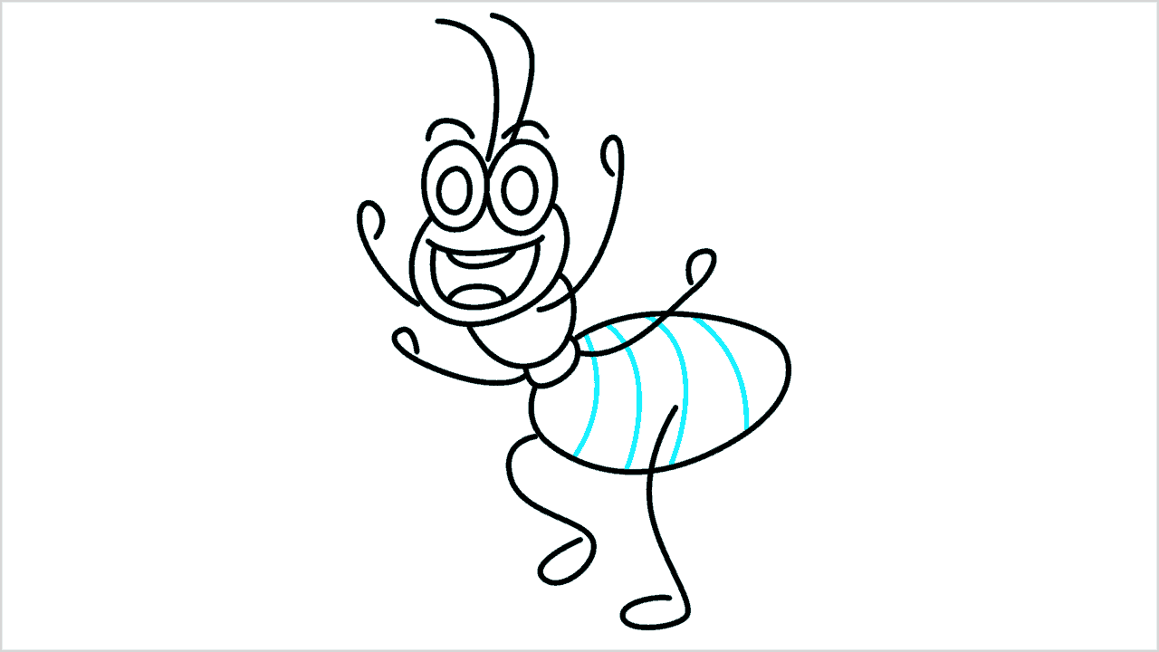 Cómo dibujar una hormiga paso a paso (11)