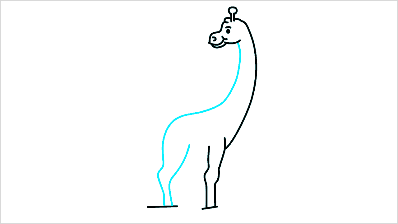 Cómo dibujar una jirafa paso a paso (9)