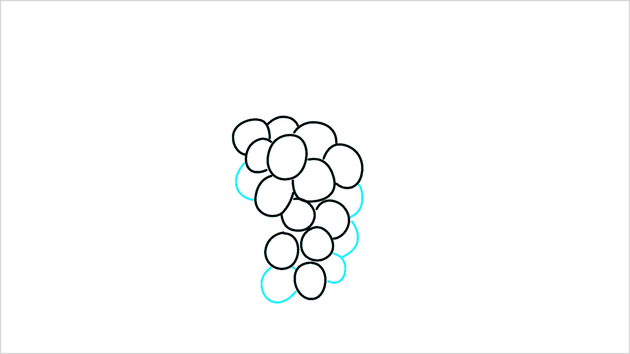 Cómo dibujar uvas paso a paso (6)