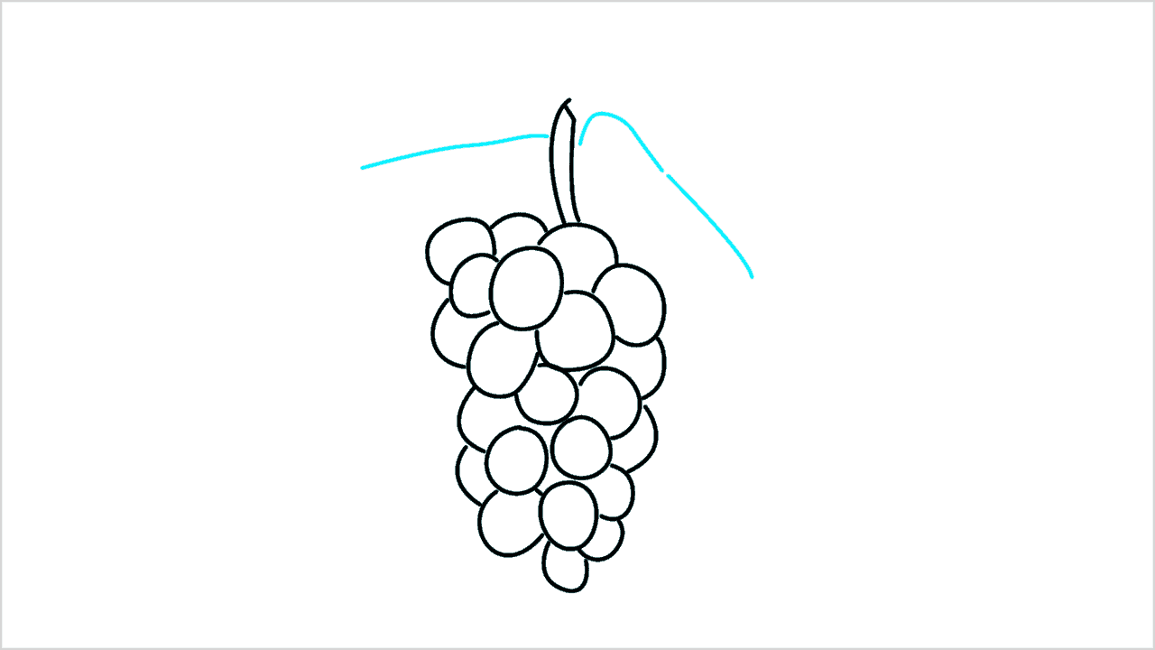 Cómo dibujar uvas paso a paso (8)