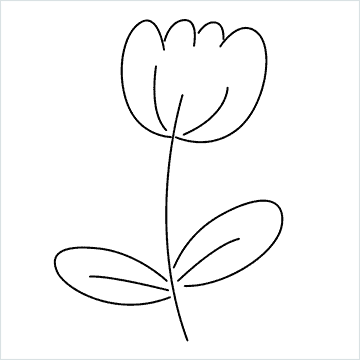 Dibuja flor sencilla